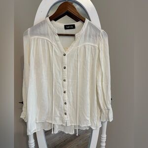 Off White Blouse